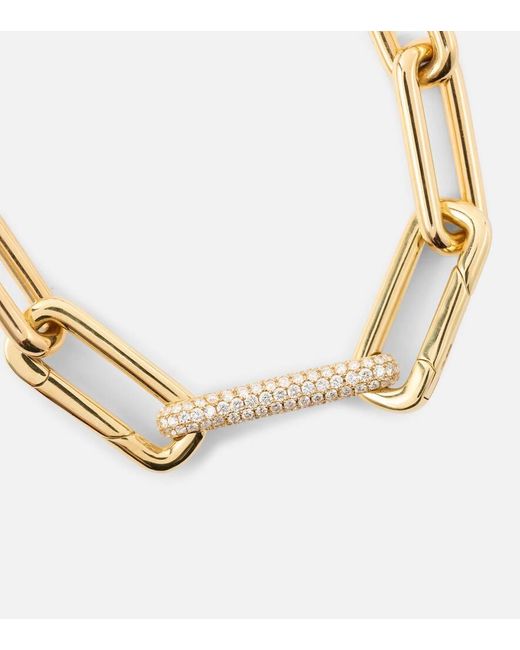 Robinson Pelham Metallic Identity 18kt Gold Bracelet And Bar Set With Diamonds