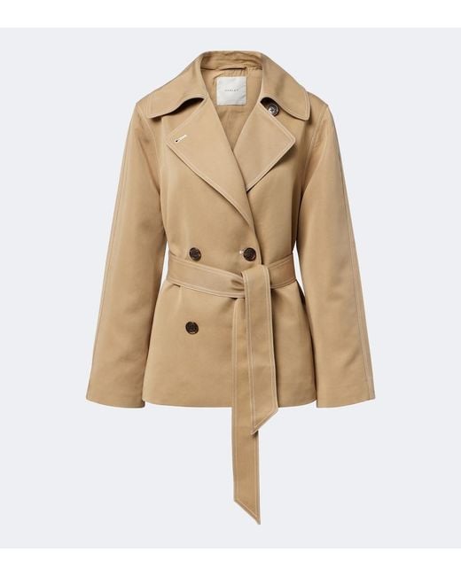 Varley Natural Maddox Double-Breasted Twill Jacket