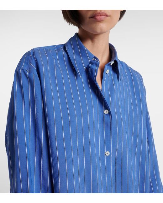 Totême  Blue Striped Shirt
