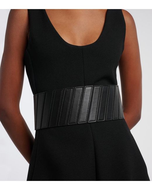 Alaïa Black Leather Belt