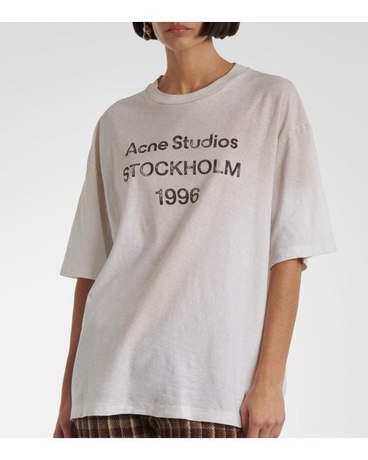 Acne White Exford 1996 T-Shirt