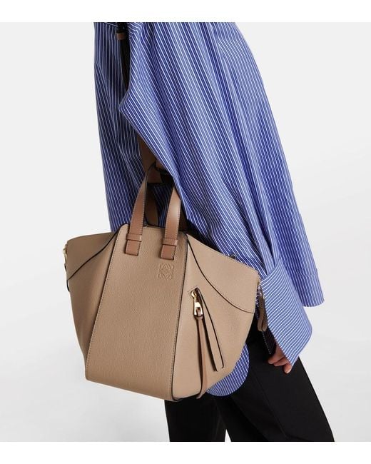 Loewe Brown Hammock Small Leather Shoulder Bag