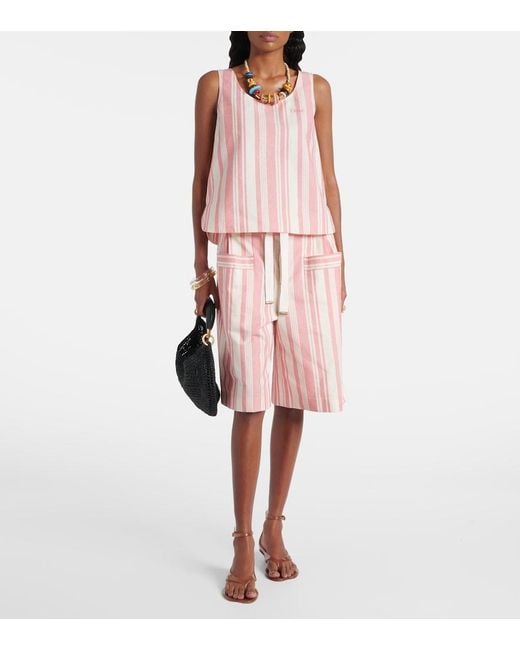 Top Raye A Logo Chloé en coloris Pink