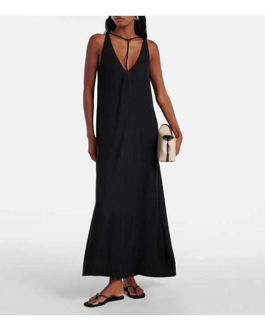 Mono De Crepe Saten Totême  de color Blue