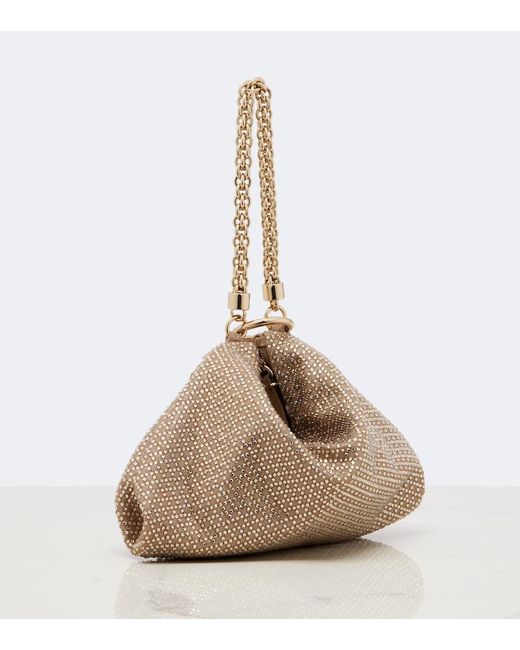 Jimmy Choo Metallic Callie Medium Embellished Clutch