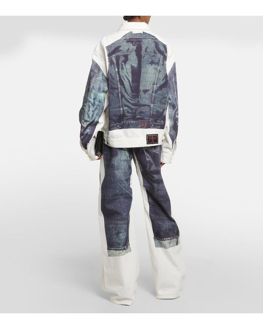 Jean Paul Gaultier Blue Tattoo Denim Jacket