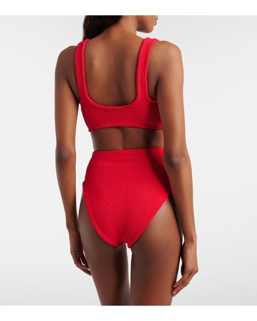Hunza G Red Nadine Bikini