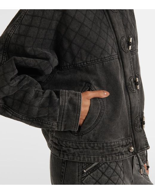 Isabel Marant Black Denim Jacket Celiany