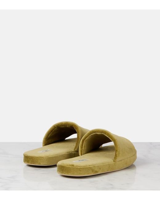 The Row Green Pillow Slides