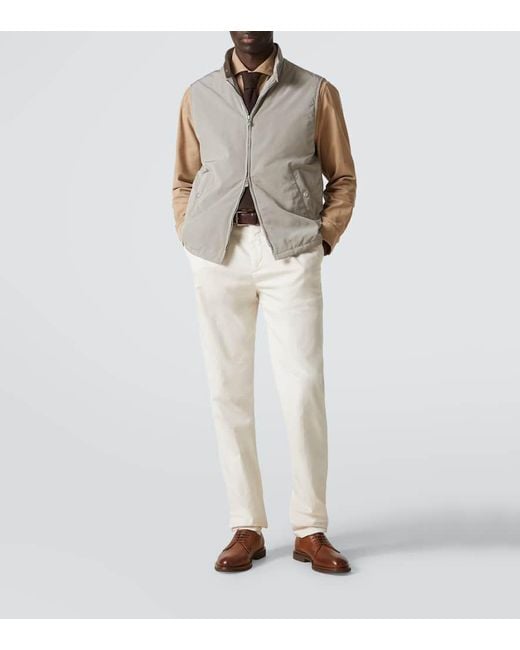 Brunello Cucinelli Schnuerschuhe Aus Leder in Brown für Herren