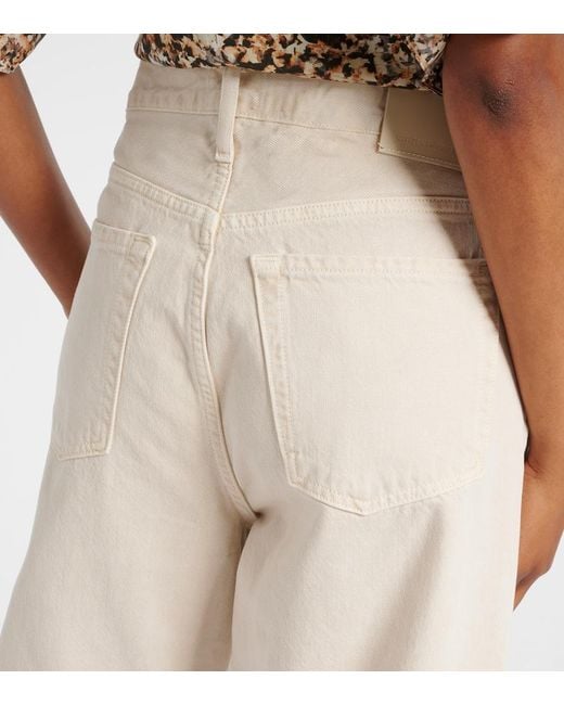 Citizens of Humanity Natural Miro High-Rise Barrel-Leg Jeans