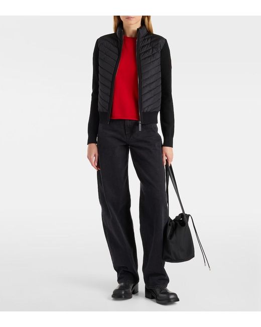 Canada Goose Black Hybridge Knit Jacket