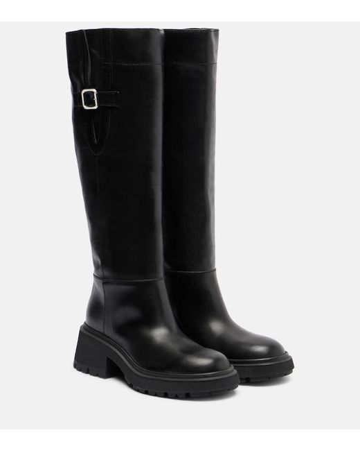 Botas Altas Tamsin De Piel Jimmy Choo de color Black