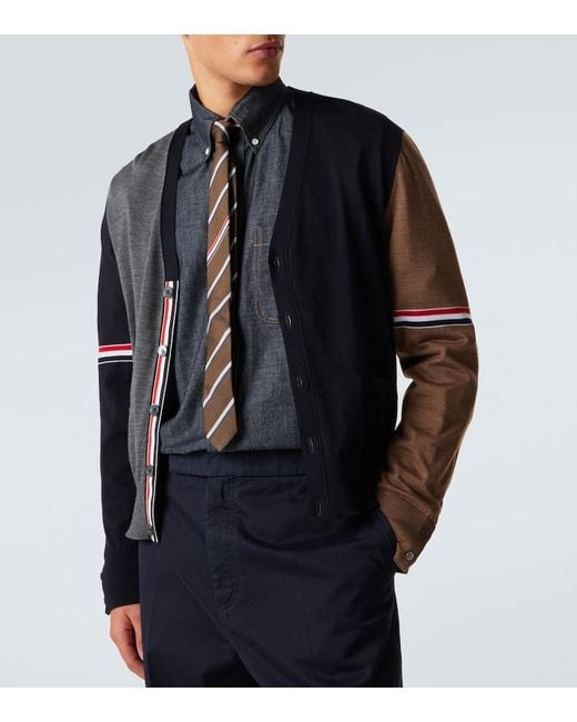 Thom Browne Blue Denim Shirt for men