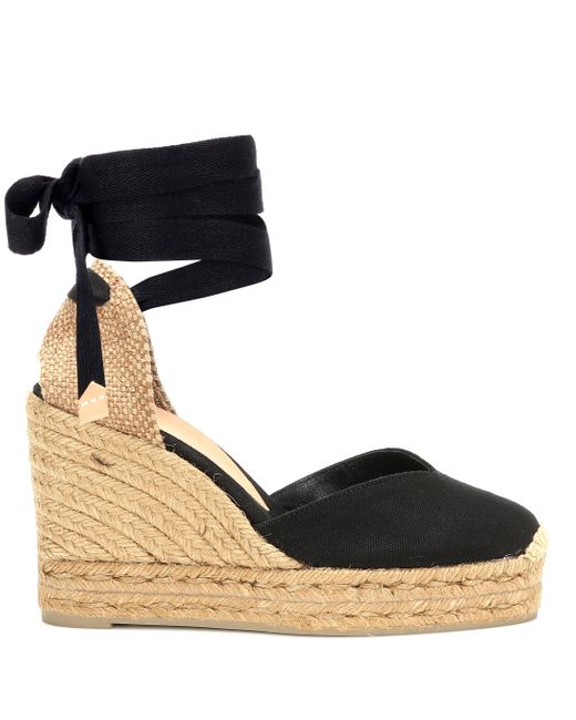 castaner chiara espadrilles black