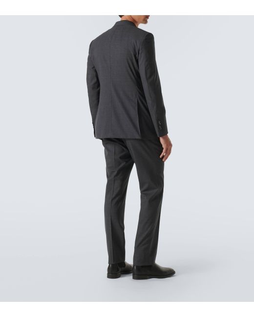 Tom Ford Black Shelton Wool Suit for men