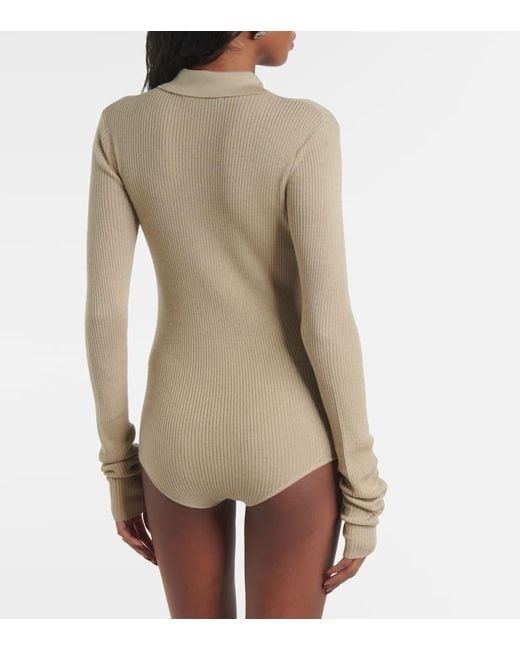 Frankie Shop Natural Body Solana Aus Wolle, Seide Und Kaschmir