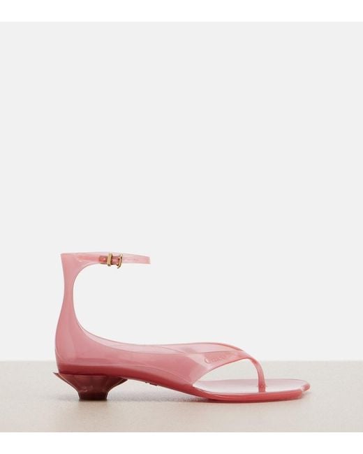 Chloé Pink Jelly Tpu Thong Sandals