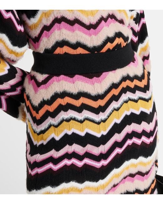 Missoni Black Zig Zag Miniskirt