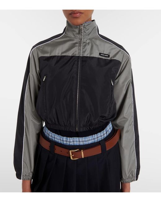 Miu Miu Gray Trainingsjacke