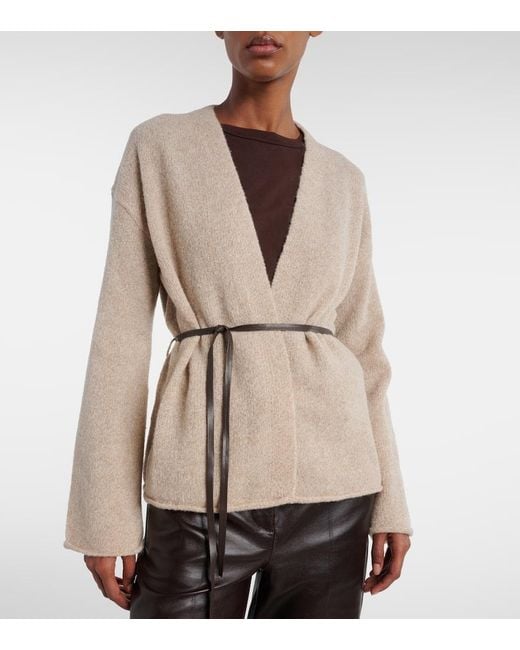 Velvet Natural Alina Wool-Blend Cardigan