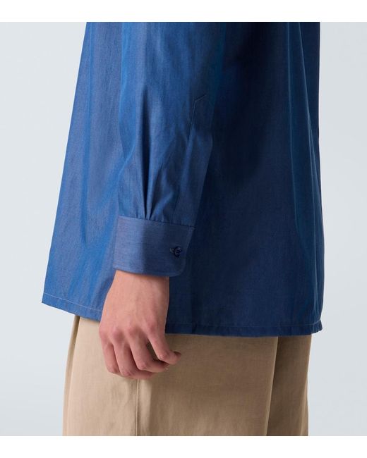 Charvet Blue Denim Shirt for men
