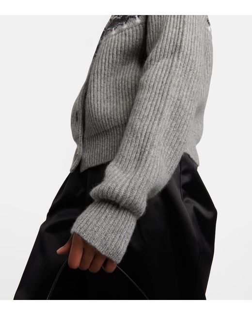 Khaite Gray The Michaela Cardigan