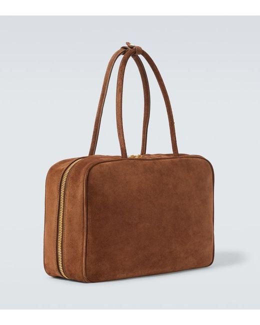 Miu Miu Tote Bag Aus Veloursleder in Brown für Herren