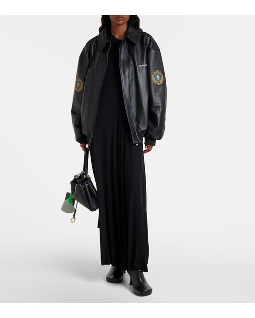 Balenciaga Black Maxikleid