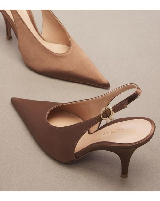 Pumps Slingback Sofia di Gianvito Rossi in Brown