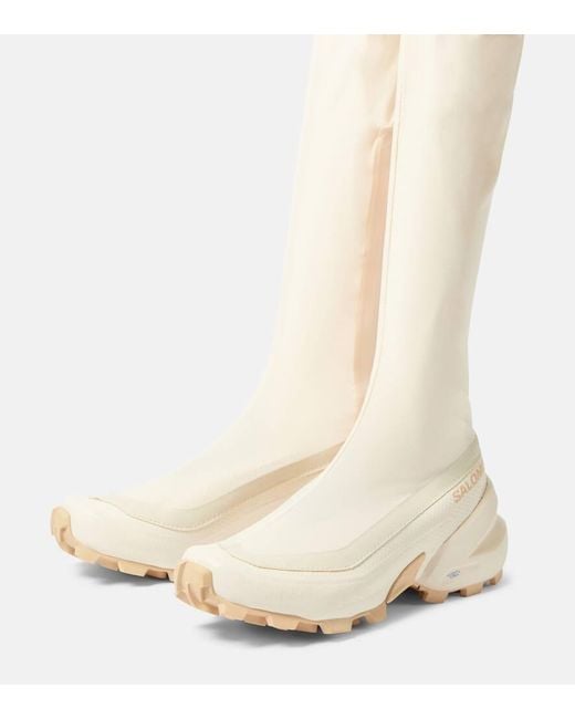 MM6 by Maison Martin Margiela White X Salomon Over-the-knee Boots