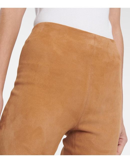 Pantalones flared Cherilyn de ante Stouls de color Brown