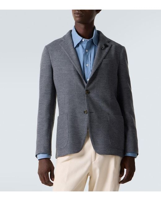 Lardini Blazer Aus Wolle in Gray für Herren