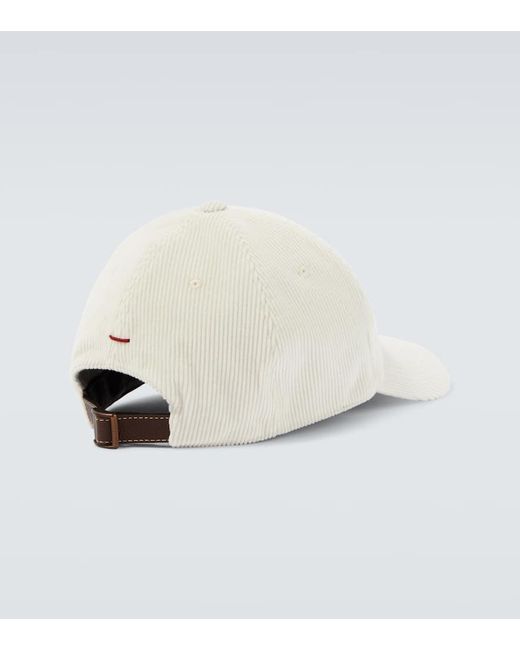 Cappello Da Baseball di Brunello Cucinelli in Natural da Uomo