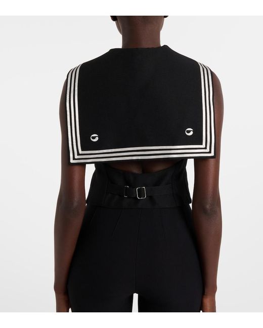 Chaleco A Rayas Coperni de color Black