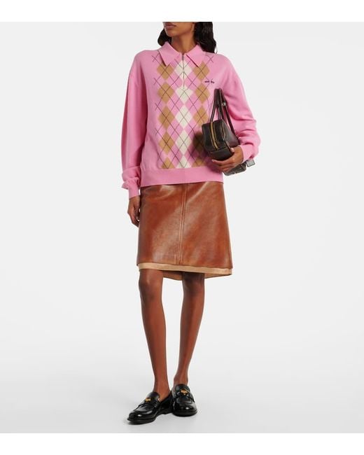 Miu Miu Black Beau Logo Leather Shoulder Bag