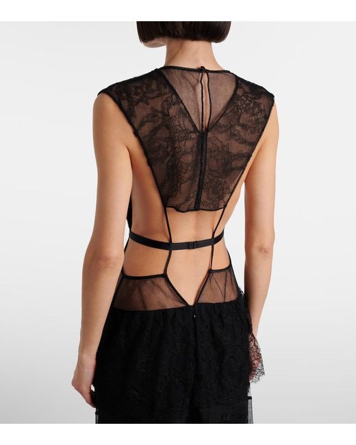 Stella McCartney Black Lace Gown