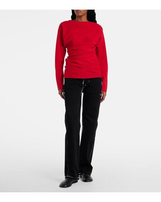 Proenza Schouler Keegan Gathered Top