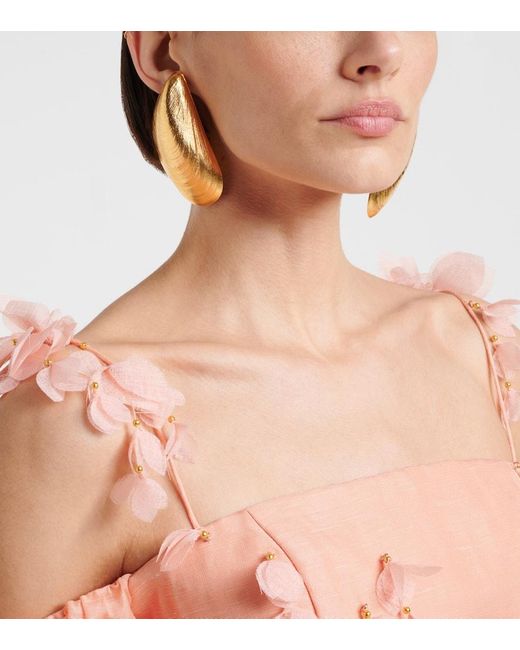 Jennifer Behr Natural Ohrringe Wade, 18Kt Vergoldet