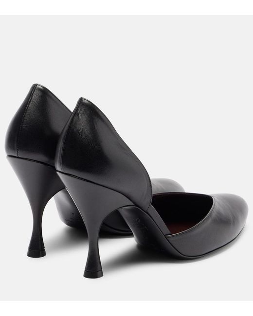 Herbert Levine Brown Not Half Bad Leather Pumps
