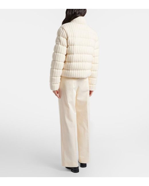 Moncler Natural Wide-Leg Pants