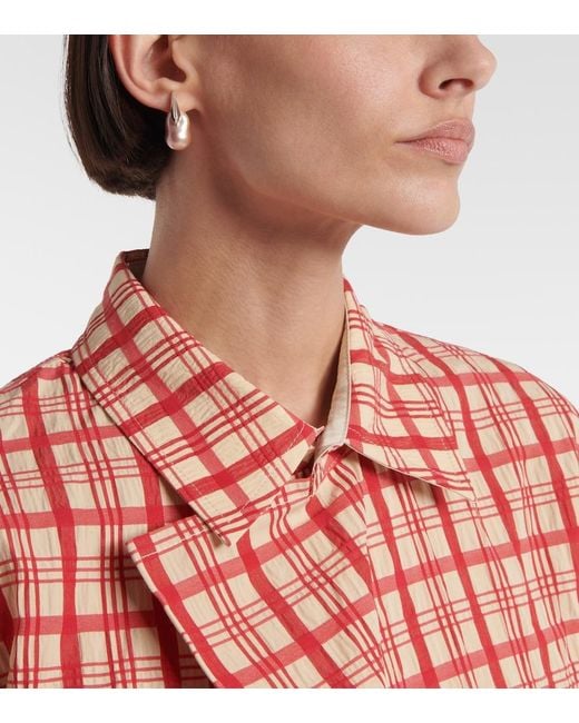 Bottega Veneta Pink Pearl Earrings