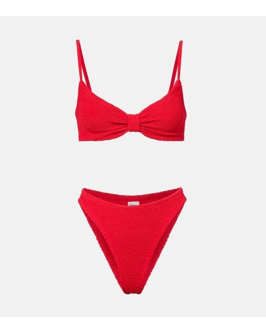 Hunza G Red Alicia Bikini