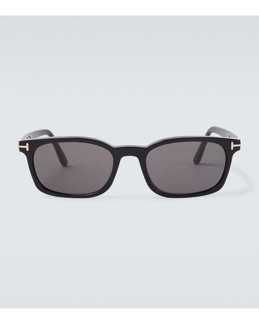 Tom Ford Gray Miles Rectangular Sunglasses for men