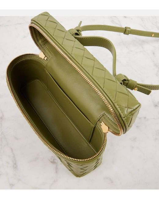 Bottega Veneta Green Schultertasche Bang Bang Aus Leder