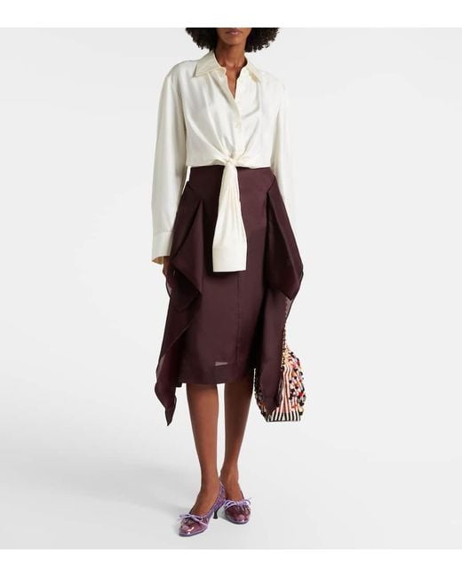 Herbert Levine Purple Rain Check 50 Pvc Pumps