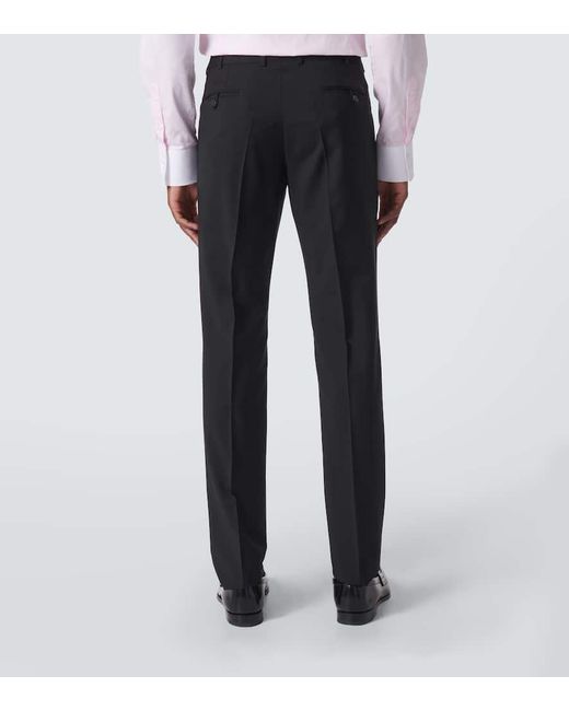 Traje De Lana Y Mohair Prada de hombre de color Black