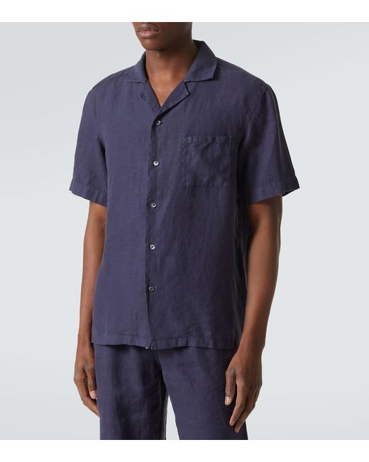 Camicia di Thom Sweeney in Blue da Uomo