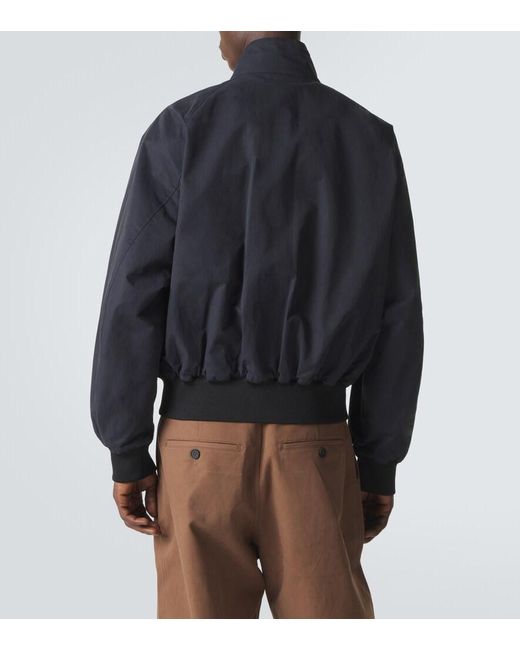 Studio Nicholson Blue Over Cotton-Blend Bomber Jacket for men