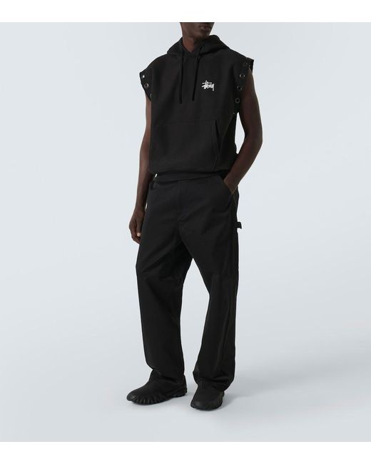 Junya Watanabe Black X Oakley Suede Slip-On Sneakers for men